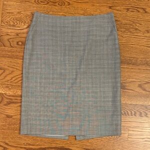 Gray Plaid Women's Skirt